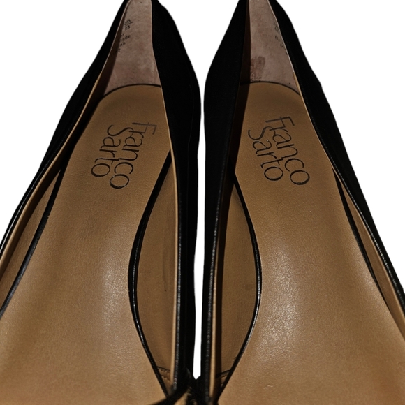 NWOT Franco Sarto Real Cow Hair & Leather Pointed Toe Heels - Picture 3 of 6